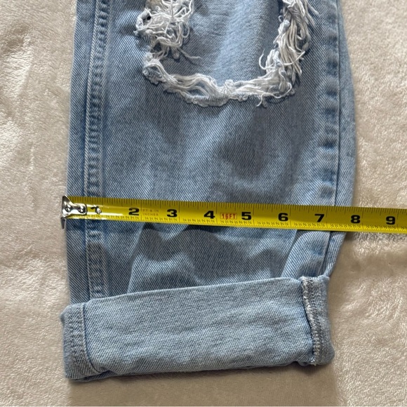 BDG Blue Boyfriend Jeans Distressed High-Waisted - Picture 3 of 7